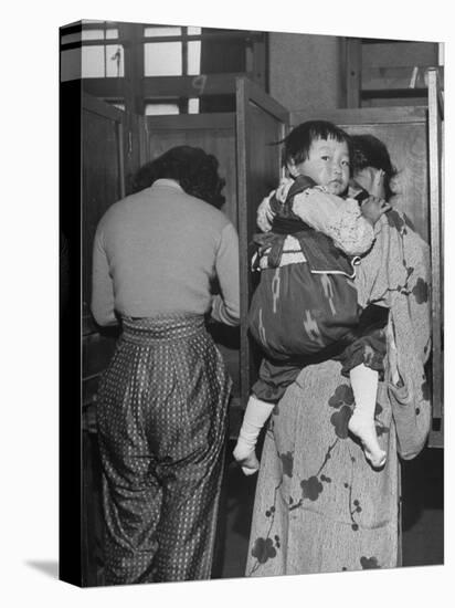 People Voting During Japanese Elections-Alfred Eisenstaedt-Premier Image Canvas