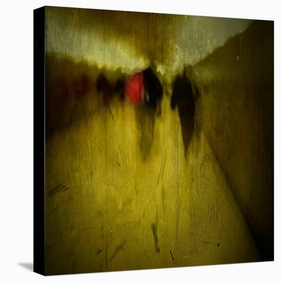 People Walking Along a Tunnel-Luis Beltran-Premier Image Canvas