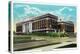 Peoria, Illinois, Exterior View of the New High School Building-Lantern Press-Stretched Canvas
