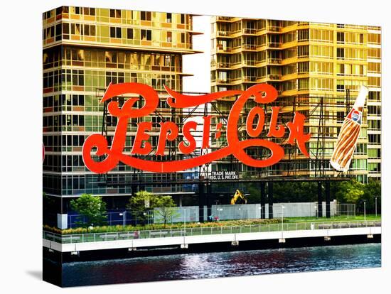 Pepsi Cola Bottling Sign, Long Island City, New York, United States, Colors Style-Philippe Hugonnard-Premier Image Canvas