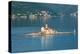 Perast, Montenegro. Bay of Kotor. The artificial island of Our Lady of the Rock.-null-Premier Image Canvas