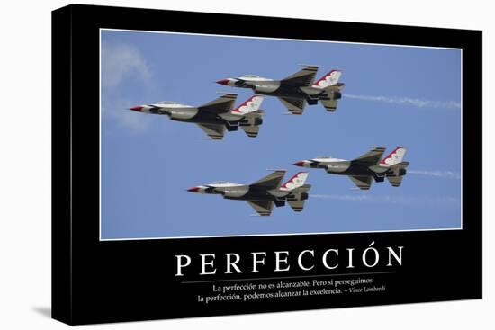 Perfección. Cita Inspiradora Y Póster Motivacional-null-Premier Image Canvas