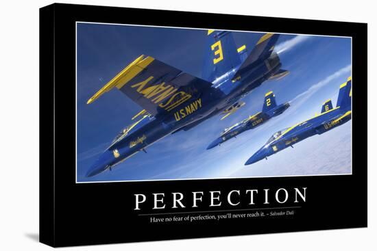 Perfection: Inspirational Quote and Motivational Poster-null-Premier Image Canvas