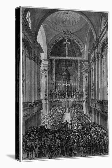 Performance of Verdi's Requiem, 13th June 1874-Italian School-Premier Image Canvas