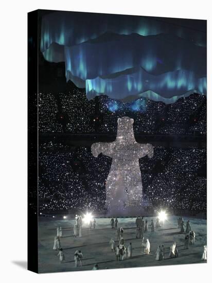 Performers During the Opening Ceremony for the Vancouver 2010 Olympics-null-Premier Image Canvas