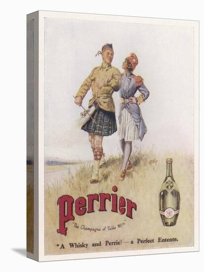 Perrier Water Goes Well with Whisky-null-Premier Image Canvas