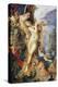 Perseus and Andromeda, C.1867-69 (W/C and Pen on Paper)-Gustave Moreau-Premier Image Canvas