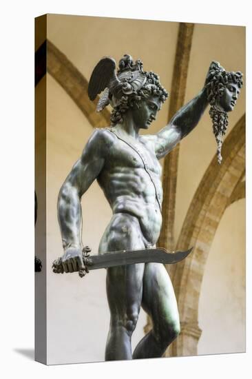 Perseus and Medusa statue at Loggia dei Lanzi, Florence, Tuscany, Italy-Russ Bishop-Premier Image Canvas