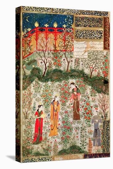 Persian Garden, 15th Century-null-Premier Image Canvas