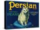 Persian Pear Crate Label - Yakima, WA-Lantern Press-Stretched Canvas