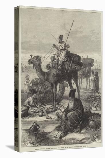 Persian Sketches, Pilgrims with their Dead Going to the Shrines of Kerbala and Meshid Ali-Arthur Hopkins-Premier Image Canvas