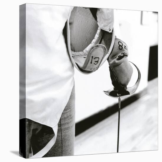 Person Holding a Fencing Sword-null-Premier Image Canvas