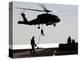 Personnel Fast-Rope out of an SH-60F Seahawk Helicopter-Stocktrek Images-Premier Image Canvas