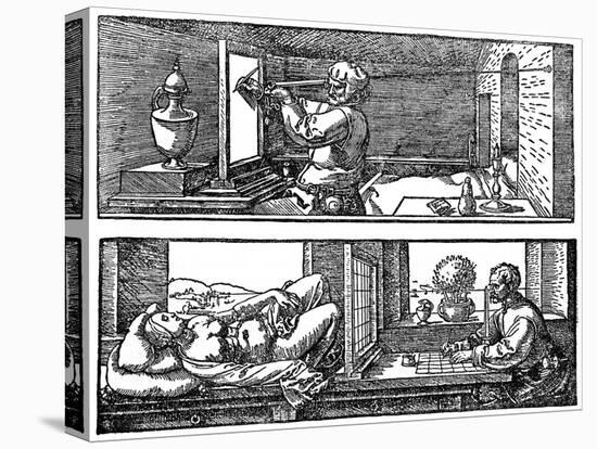 Perspective Machine, 1525-Albrecht Durer-Premier Image Canvas