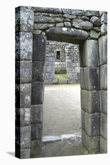 Peru, Machu Picchu, Doorway-John Ford-Premier Image Canvas