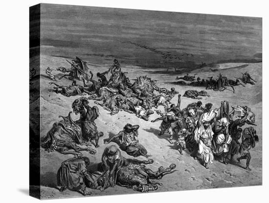 Pestilence, One of the Seven Plagues of Egypt, 1866-Gustave Doré-Premier Image Canvas