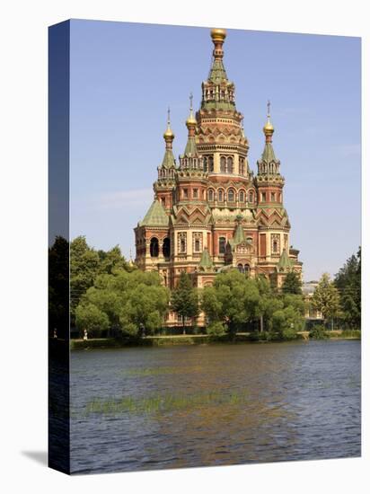 Peter and Paul Church Seen from Tsarina Pavilion, Peterhof, St. Petersburg, Russia-G Richardson-Premier Image Canvas