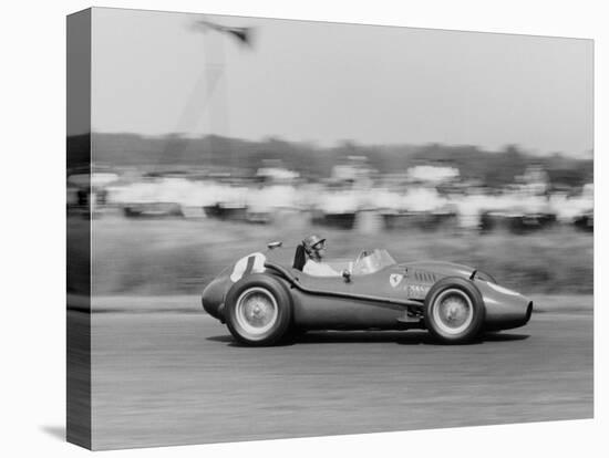 Peter Collins in a Ferrari Dino, British Grand Prix, Silverstone, 1958-null-Premier Image Canvas