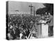 Peter, Paul, and Mary Singing at 1963 Civil Rights March on Washington-null-Stretched Canvas