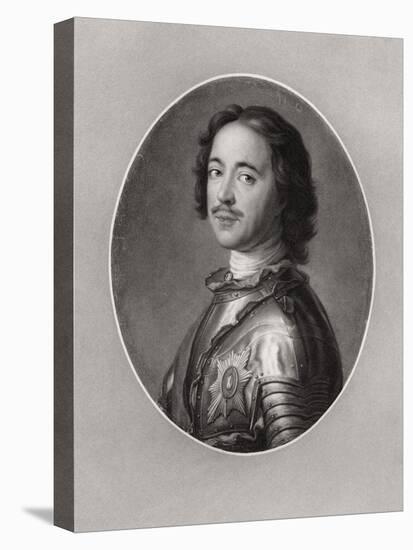 Peter the Great, Tsar of Russia-Jean-Marc Nattier-Premier Image Canvas