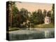 Petit Trianon, the Pavillion and the Rock of Marie Antoinette, Versailles, France, C.1890-1900-null-Premier Image Canvas