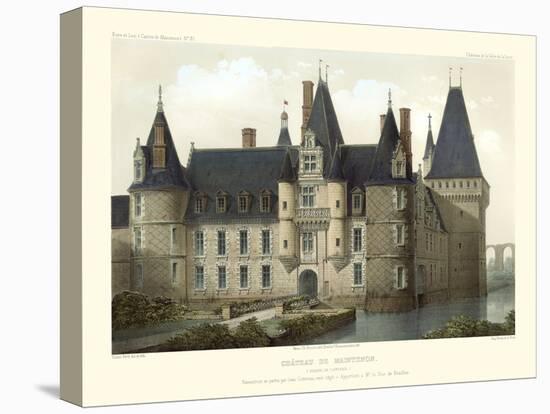 Petite French Chateaux II-Victor Petit-Stretched Canvas