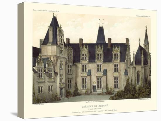 Petite French Chateaux VIII-Victor Petit-Stretched Canvas