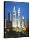 Petronas Towers and Klcc, Kuala Lumpur, Malaysia-Jon Arnold-Premier Image Canvas