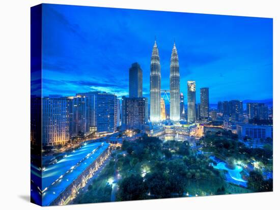 Petronas Towers and Klcc, Kuala Lumpur, Malaysia-Jon Arnold-Premier Image Canvas