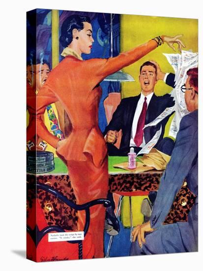 Petticoat Empire - Saturday Evening Post "Men at the Top", May 26, 1951 pg.22-Gilbert Bundy-Premier Image Canvas