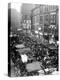 Petticoat Lane Market Christmas Shopping 1960-George Greenwell-Premier Image Canvas