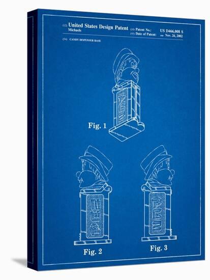 Pez Dispenser Patent-Cole Borders-Stretched Canvas