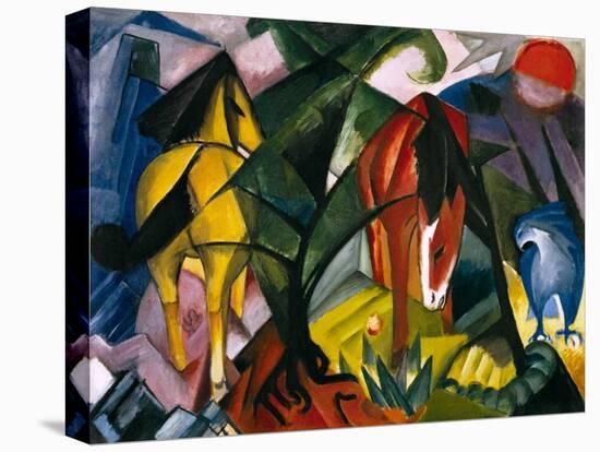 Pferde Und Adler, 1912-Franz Marc-Premier Image Canvas