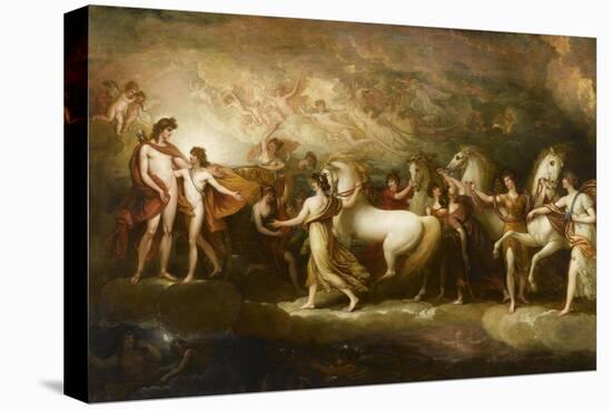 Phaëton sollicitant d'Apollon la conduite du Soleil-Benjamin West-Premier Image Canvas