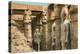 Pharaoh Statues, Luxor, Egypt-null-Stretched Canvas