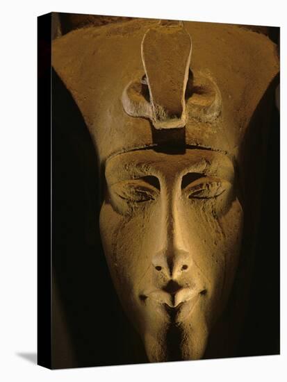 Pharaohs of the Sun, Sandstone Image of Akhenaten at Karnak, Egypt-Kenneth Garrett-Premier Image Canvas