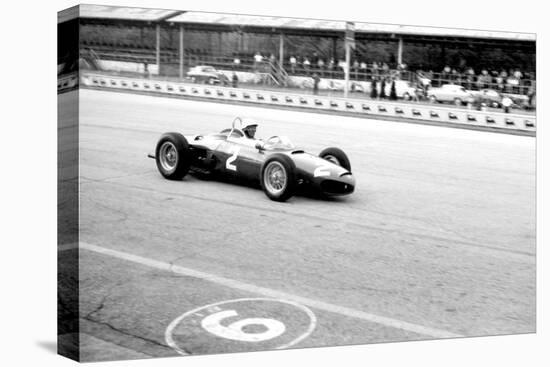 Phil Hill Driving a Ferrari Enters the Pits, 1961 (Photo)-null-Premier Image Canvas