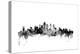 Philadelphia Pennsylvania Skyline-Michael Tompsett-Stretched Canvas