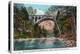 Philadelphia, Pennsylvania - Walnut Lane Bridge over Wissahickon River-Lantern Press-Stretched Canvas