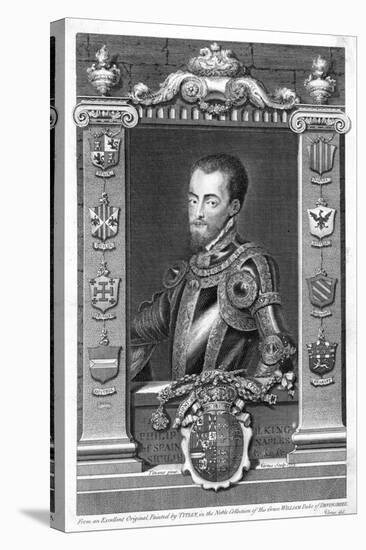 Philip II, King of Spain, 16th Century, (173)-George Vertue-Premier Image Canvas