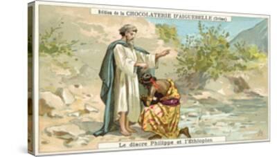 Philip The Evangelist Baptising The Ethiopian Eunuch Giclee Print Art Com