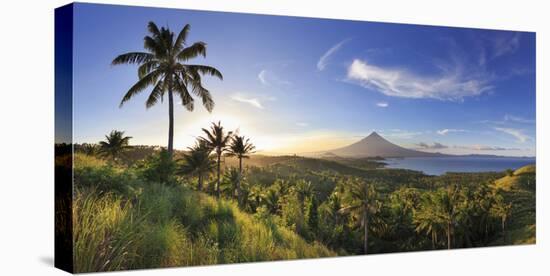Philippines, Southeastern Luzon, Bicol, Mayon Volcano-Michele Falzone-Premier Image Canvas