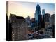 Philly Skyscrapers at Nightfall, Philadelphia, Pennsylvania, United States-Philippe Hugonnard-Premier Image Canvas