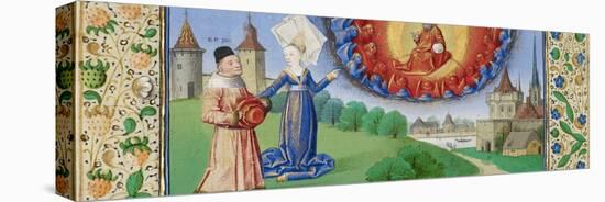 Philosophy Instructing Boethius on the Role of God, Ca 1465-null-Premier Image Canvas