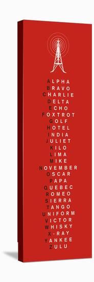 Phonetic Alphabet I-The Vintage Collection-Stretched Canvas