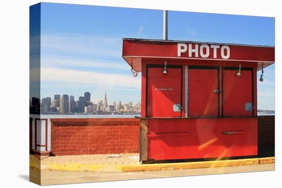 Photo Bungalow. San Francisco, California, Usa-logoboom-Stretched Canvas