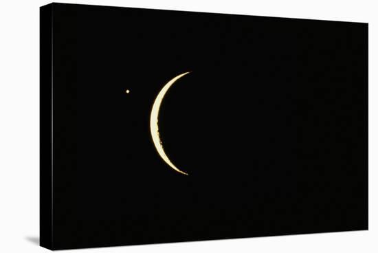 Photo of Venus & Crescent Moon-Fred Espenak-Premier Image Canvas