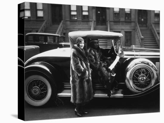 Photograph of Couple in New York, 1932-James Van Der Zee-Stretched Canvas