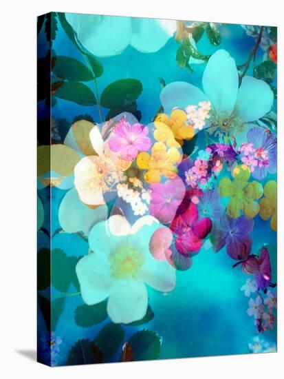 Photomontage of Blossoms in Water-Alaya Gadeh-Premier Image Canvas