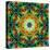 Photomontage of Flowers in a Symmetrical Ornament, Mandala-Alaya Gadeh-Premier Image Canvas